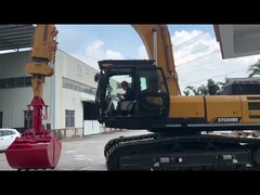 Telescopische arm te koop met 1.5cbm Clamshell Bucket 30m 32m Excavator Long Reach Arm