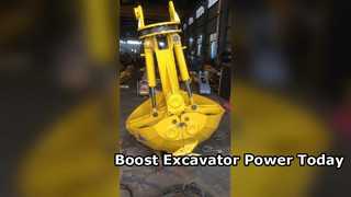 Graafmachine Clamshell-emmer Graafmachine Grijper Graafmachinegrijper