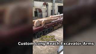 Graafmachine Paalarmschip! Graafmachine met lange arm Graafmachine met lange arm