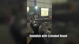 Graafmachine-slooparm met brekerschaar-sloopboom voor graafmachine