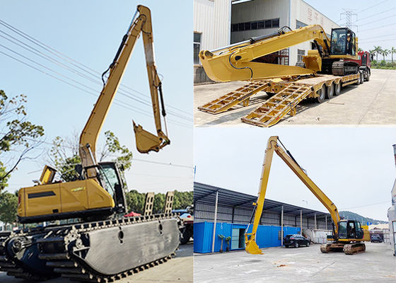 18m Long Reach Excavator Boom Zware apparatuur Lange arm voor het schoonmaken van rivierbedding