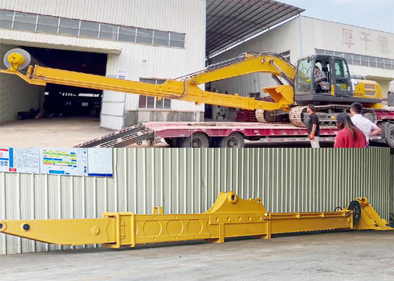 14M 15M Graafmachine Teleskoparm Langarm Met Emmer Graafgrondput