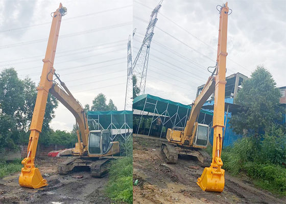 14M 15M Graafmachine Teleskoparm Langarm Met Emmer Graafgrondput