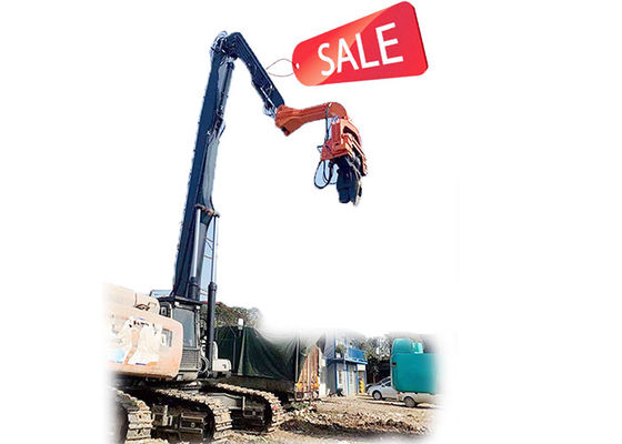 24 meter graafmachine, stuurarm, lange afstandsboom voor een 65 ton graafmachine.