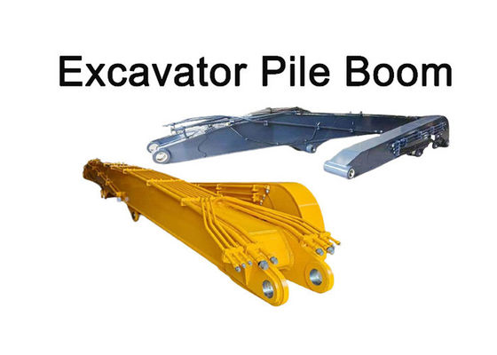 Q355B Zware apparatuur Piling Boom Arm For Cat Hitachi Komatsu graafmachine