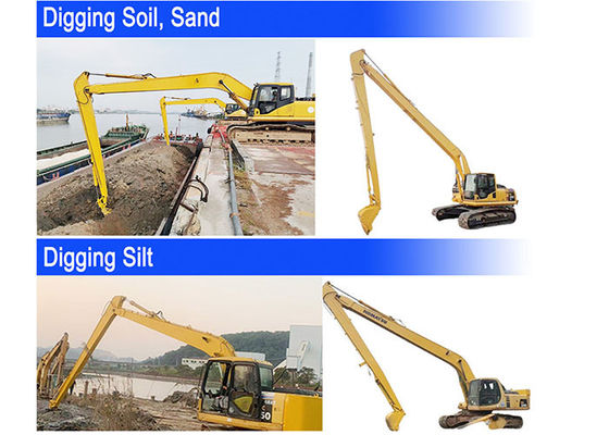 0.4 Cbm graafmachine Long Reach Boom Met Shaogang Q355B Bucket Cylinder