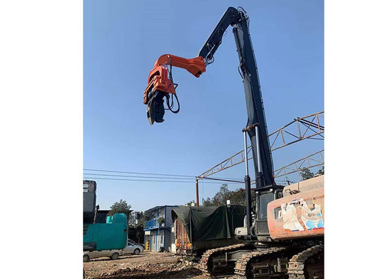 13.5m Hydraulische graafmachine 20-85 ton Pile Driver Arm Met Heavy Duty Welding Design