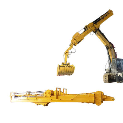 1.5m3 Emmercapaciteit Teleskopische dipper arm 3 sectie graafmachine lange arm