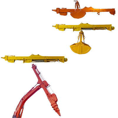 BS900E Digger Telescopische Dipper Arm Met Clamshell Bucket Hoog Effectief