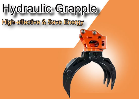 OEM 360 graden rotatie hydraulische greep voor 4-55 ton graafmachine