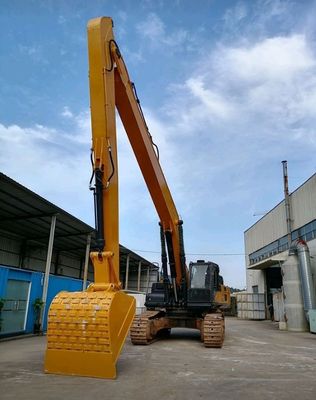 Graafmachine Langbereik Aanhechting Boom Arm 18m 16m Geel Kleur Hoog effectief