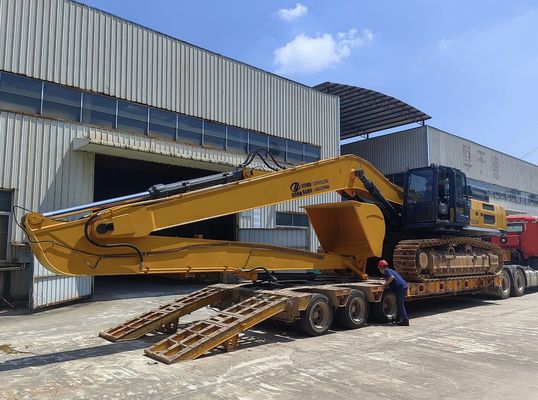 Gepersonaliseerde kleurengraver Long Reach Boom 24m voor het baggeren of graven van zand