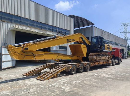 Graafmachine Langbereik Aanhechting Boom Arm 18m 16m Geel Kleur Hoog effectief