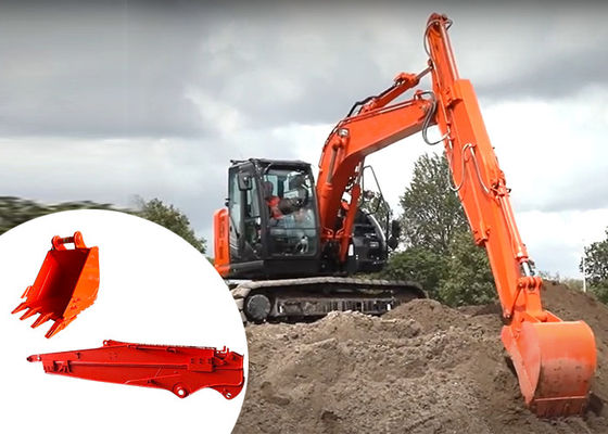 12M Telescopische graafmachine Schuifboomarm met emmer voor het graven van de fundering put