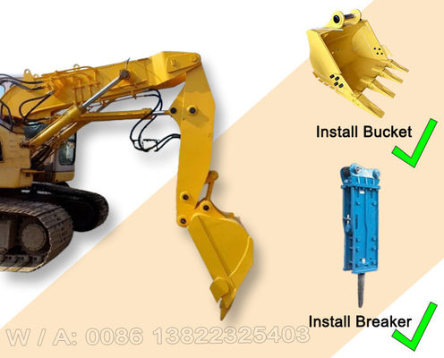 Dikkere platen graafmachine korte arm met emmer / breaker graven tunnel