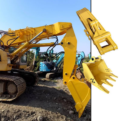 Bouwmachines Boom Tunnel Excavator Arm Short Reach Q355B Materiaal