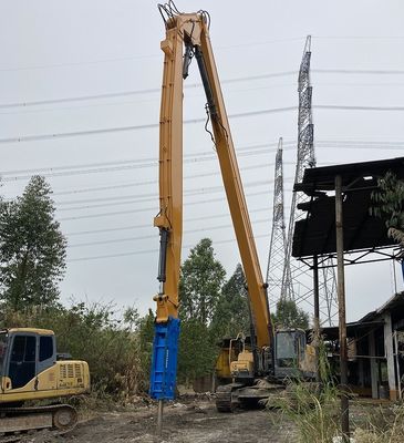 Drie-afdeling graafmachine slooparm verstelbare bereikboom voor demontage