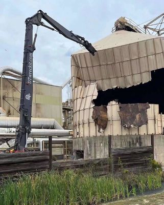 Gepersonaliseerde hydraulische boomarm met lang bereik voor sloopgraver met hoog bereik