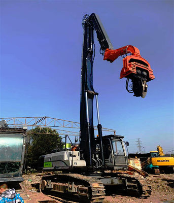 Graafmachine opgetrokken plaatstapel bestuurder lang bereik arm, graafmachine stapel boom arm