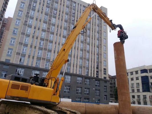 Graafmachine opgetrokken plaatstapel bestuurder lang bereik arm, graafmachine stapel boom arm