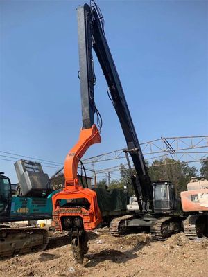 Gepersonaliseerde kleuren graafmachine stapel rijdende boom arm met hamer auger bevestiging