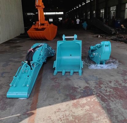 Verkorte zware graafmachine rotsboom en arm graven tunnel graven kelder