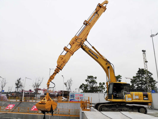 Lang bereik telescopische boom Voor graafmachines, bouwplaatsen Metalen telescopische arm