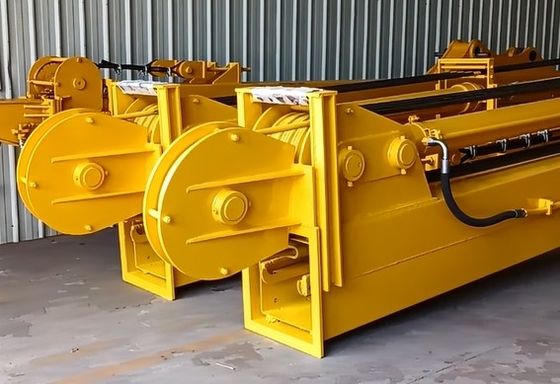 Drie-afdeling graafmachine telescopische boomarm voor zware machines