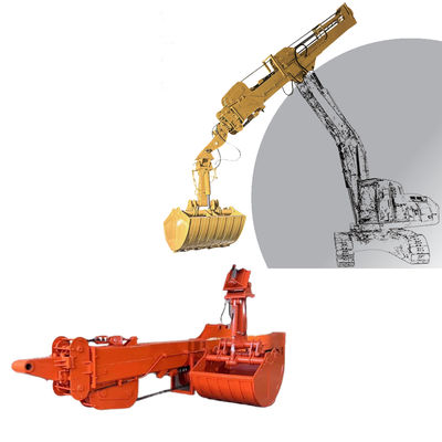 Excavator accessoires Teleskopische dipper arm BS900E Q355B Materiaal Drie sectie