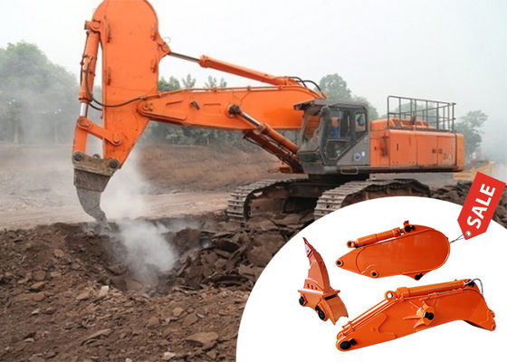 Hoog effectieve graafmachine Rock Boom Arm bevestiging Geel Rode kleur