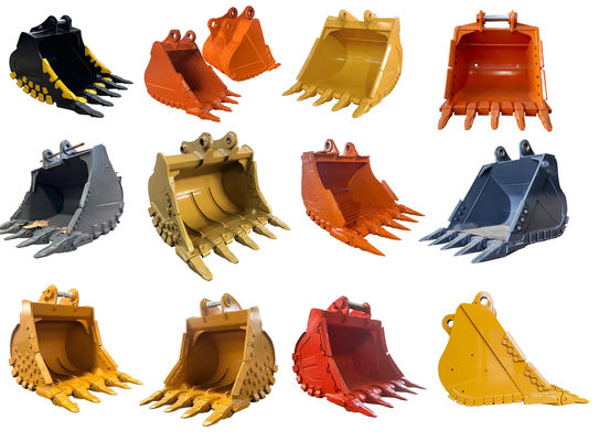 ODM OEM Heavy Duty 1 Cbm Rock Bucket voor bouwmachines Excavator Digging Compatibel met CAT320 PC200 ZX200