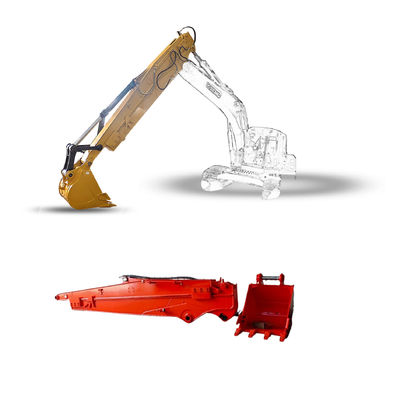 Q355B Excavator Extension Arm Telescopische boom Hydraulische schuifarm voor diepe putten