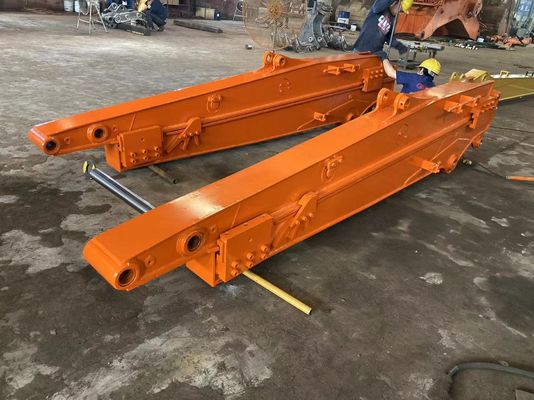 Q355B Lang bereik telescopisch schuifarm 8-12m Voor hydraulische Hitachi graafmachine