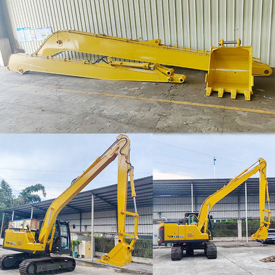 Langrijke graafmachine lange arm voor het graven langrijke reiniging van rivierzlib voor kat hitachi komatsu