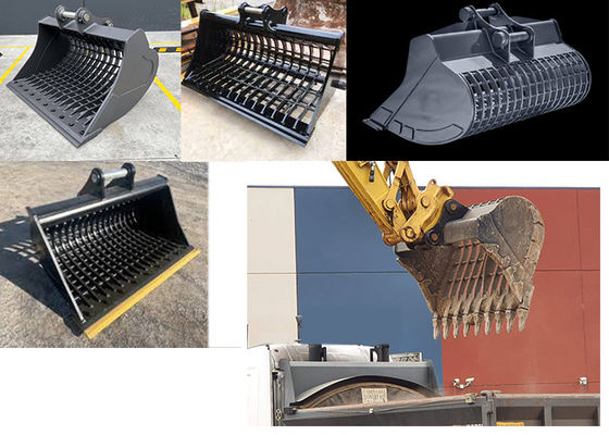 1 ton 0,5cbm Bouwwerk Excavator Skelet Bucket For Cat Hitachi Komatsu