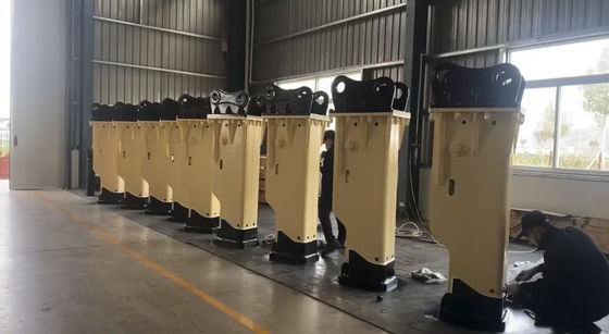 65 ton graafmachine in doos type graafmachine