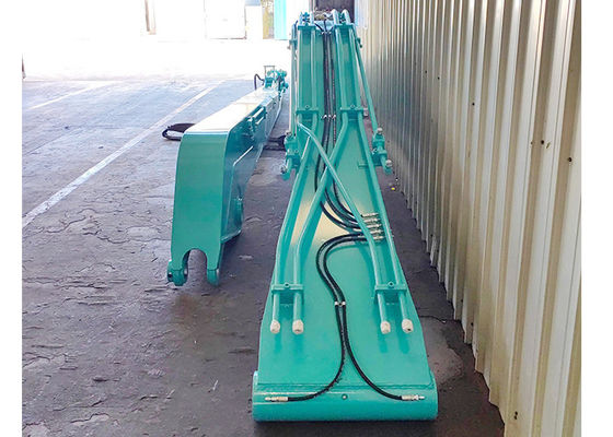 Verlengde graafmachine lange arm