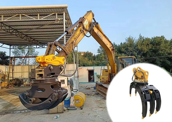Graafmachine 10 tot 35 ton Hydraulische greep voor het grijpen van stenen blokken