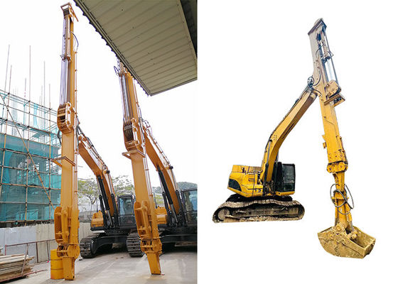 Telescopische boomgraafmachine met grijpschijf emmer voor kat hitachi komatsu
