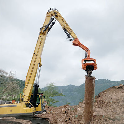 20M Long Reach Boom Excavator Pile Driver Q355B High Strength