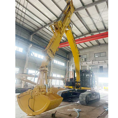 Telescopic Excavator with Clamshell Bucket Telescopic Boom voor kat hitachi komatsu