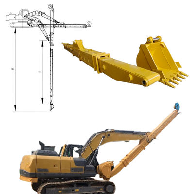 Telescopische boomgraafmachine 10m 12m 16m voor 6 ton 20 ton 30 ton graafmachine