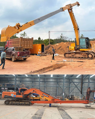 Heavy Duty Two Section Telescopic Arm Excavator Telescopic Boom voor de bouw