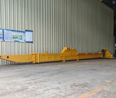 diepe fundering werk hydraulische telescopische arm graafmachine telescopische stok