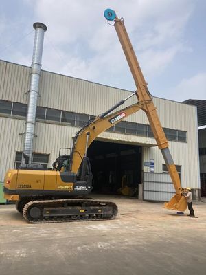 diepe fundering werk hydraulische telescopische arm graafmachine telescopische stok