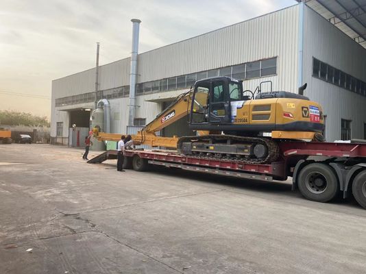 Twee-stappen hydraulische telescopische arm graafmachine lange afstand telescopische boom voor CAT Komatsu