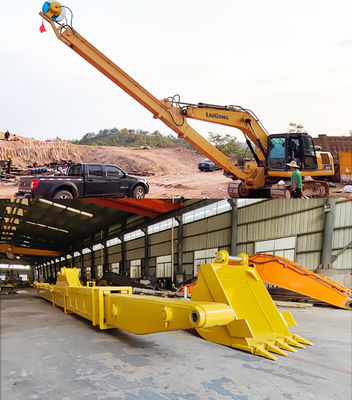 Twee-stappen hydraulische telescopische arm graafmachine lange afstand telescopische boom voor CAT Komatsu