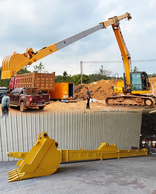 Twee secties telescopische boom voor graafmachine / graafmachine uitbreidbare boomarm
