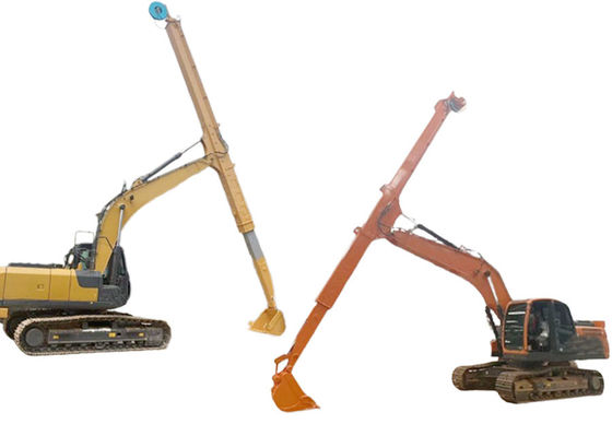 Lang bereik project graafmachine telescopische arm met standaard emmer Clamshell emmer