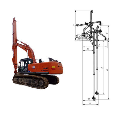 Telescopische Dipper Arm Gebruik BS900E Beter Lasdraad Langbereik